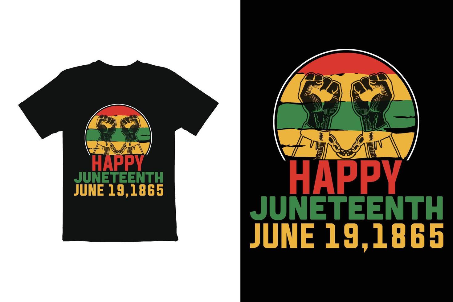 Juneteenth t shirt design vector file, t shirt design  print ready file, with high dpi