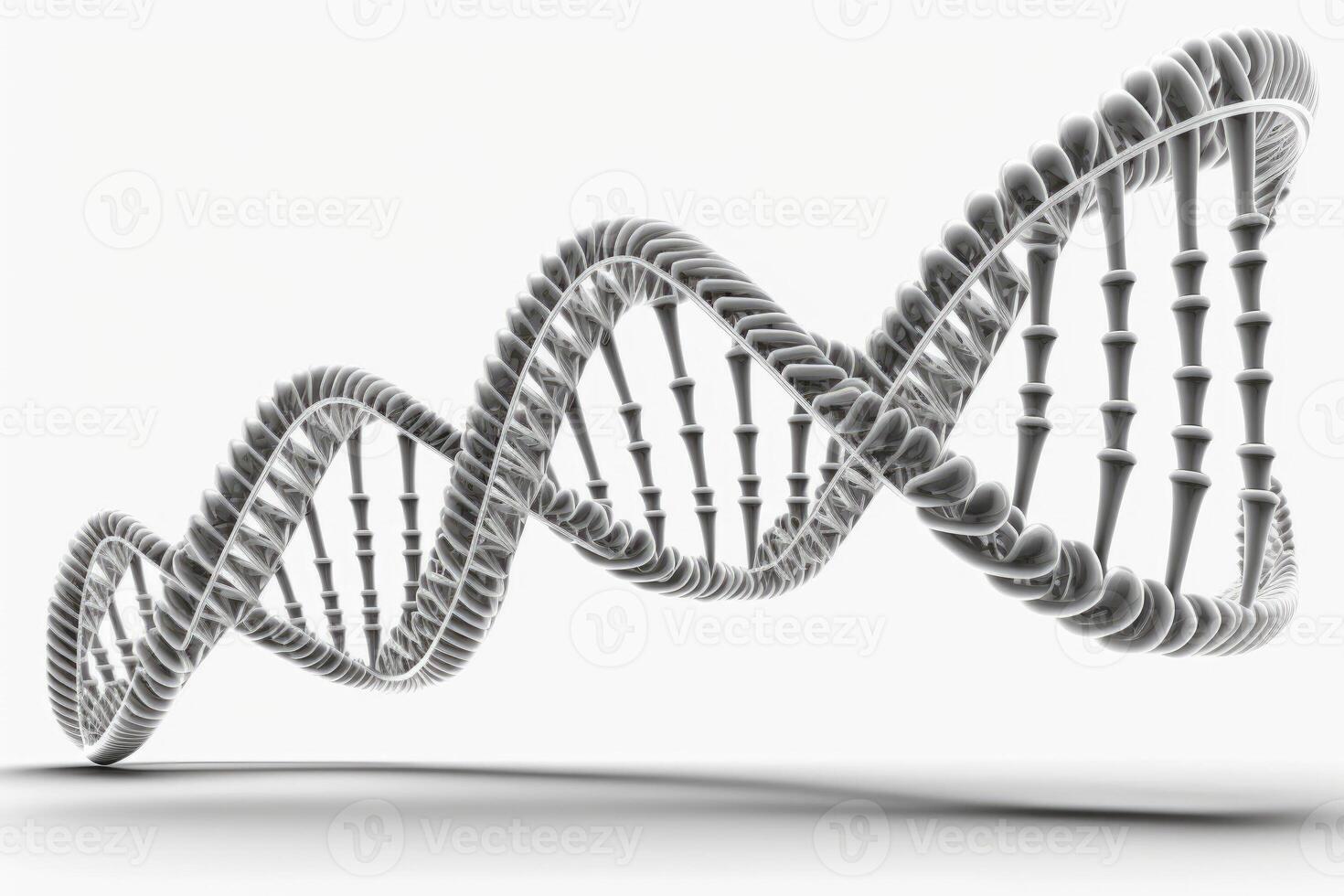 spirals of DNA molecules, biotechnological and laboratory studies of human genetics, . photo