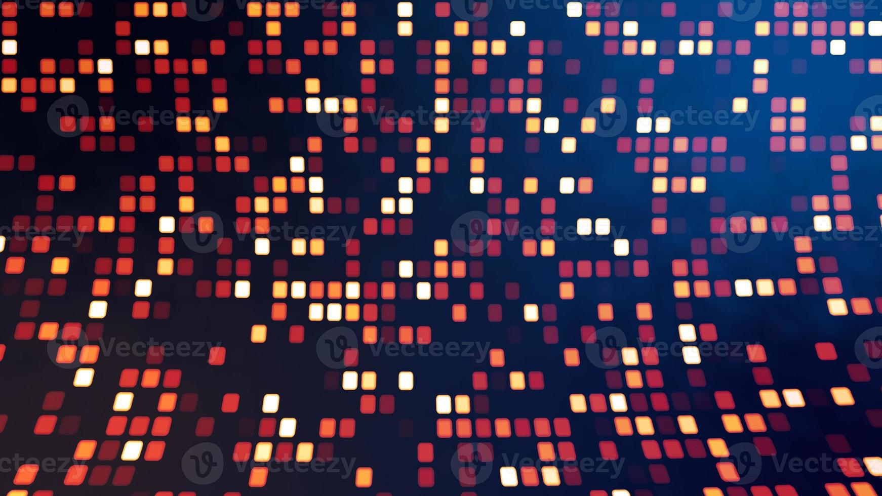 abstract background of the red squares on a dark blue background. photo