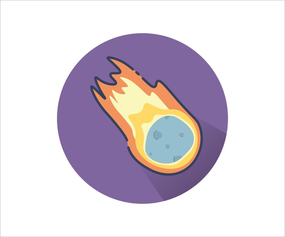 Asteroid Galaxy Modern Vector