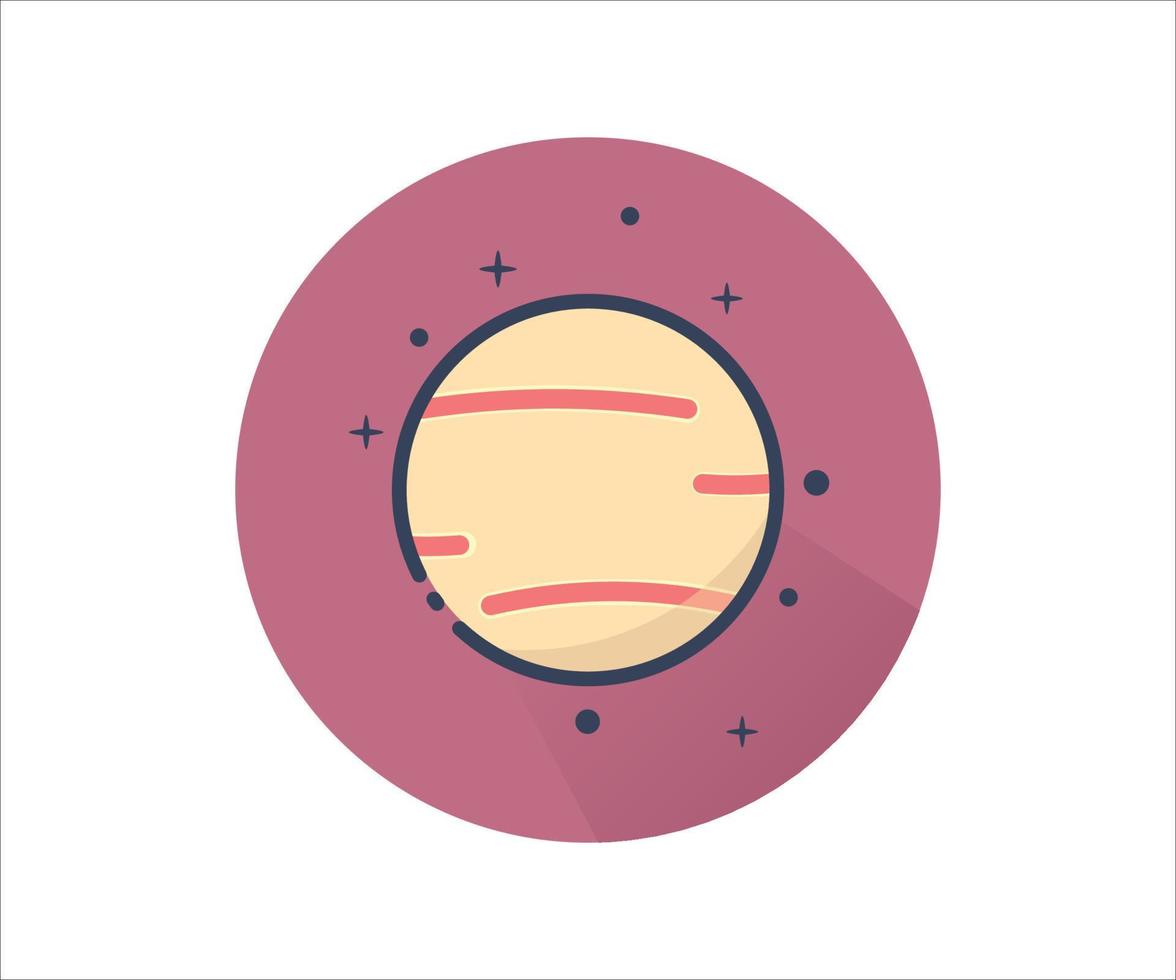 Venus Planet Galaxy Modern Vector