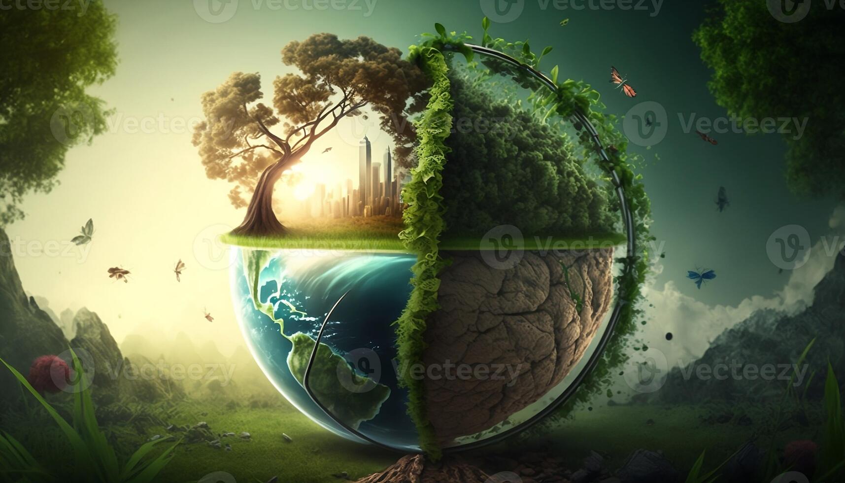 World Health Nature Background - photo