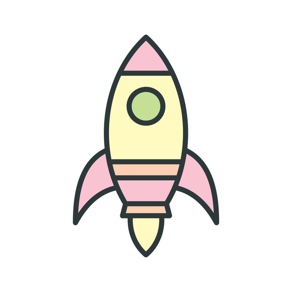 Rocket icon vector design templates