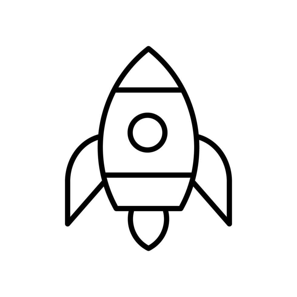 Rocket icon vector design templates