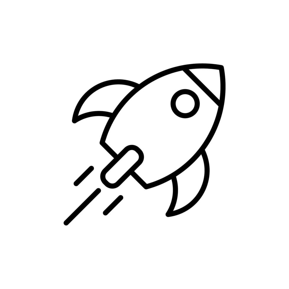 Rocket icon vector design templates