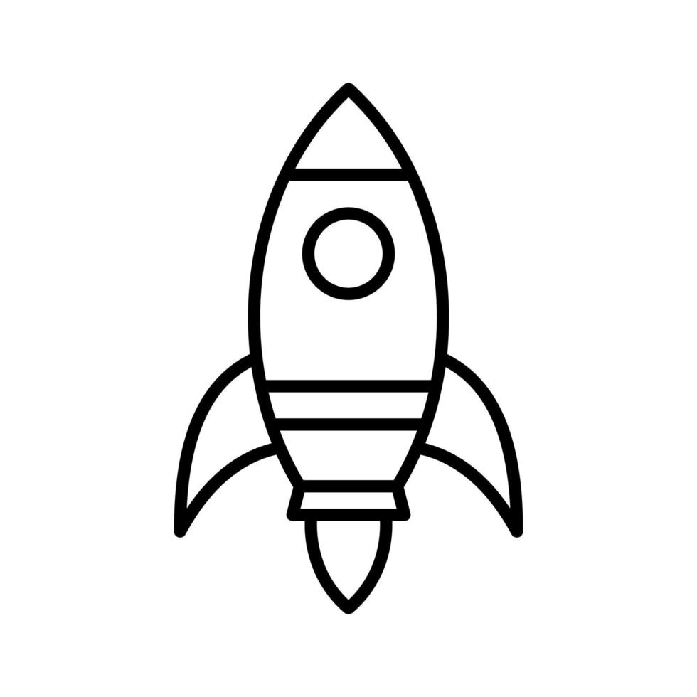 Rocket icon vector design templates