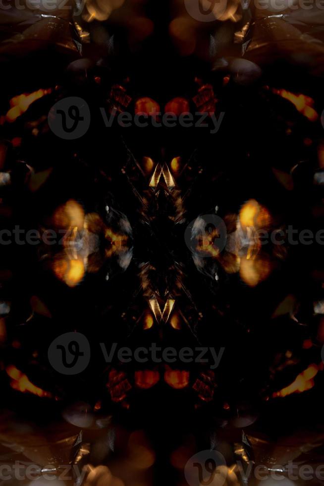 Aluminum foliage light effects design fire show party festive decorations abstract blurred background glowing texture shining pattern big size modern fliers making high quality prints photo