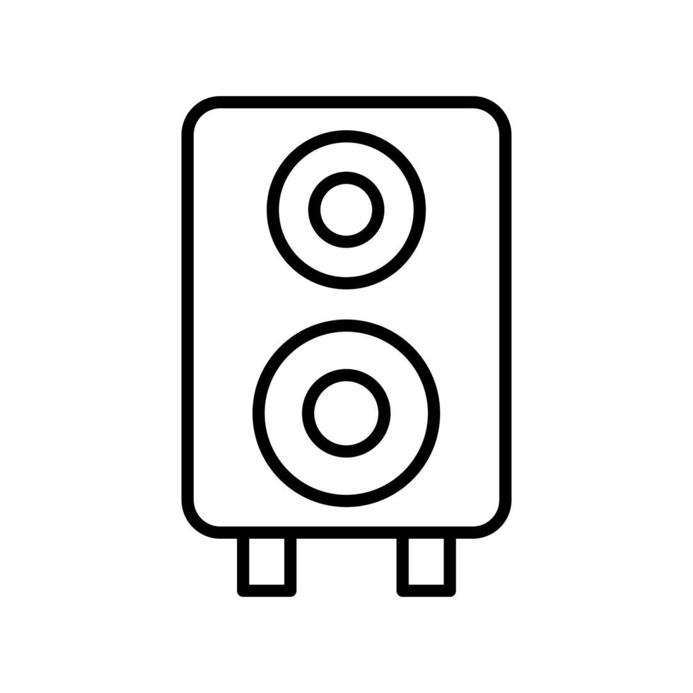 Speaker box icon vector design templates