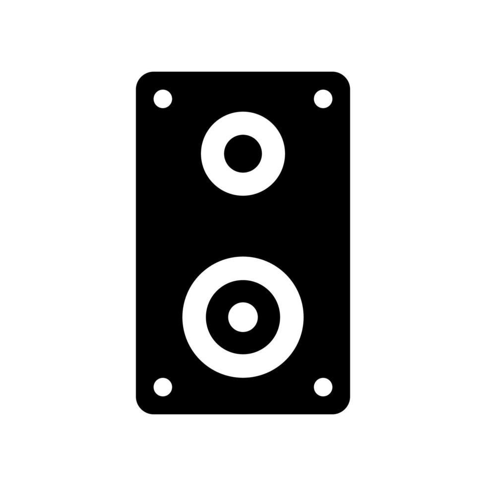 Speaker box icon vector design templates