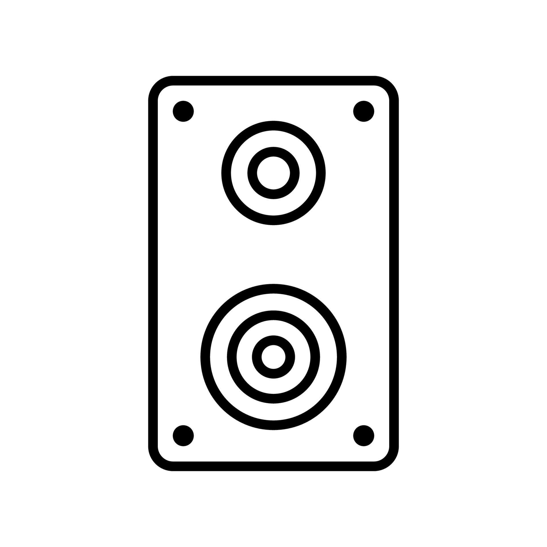 Speaker box icon vector design templates 21988798 Vector Art at Vecteezy