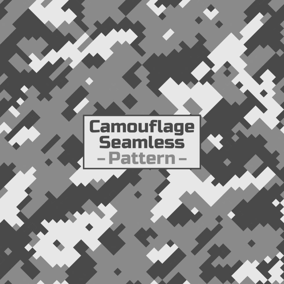 píxel camuflaje negro antecedentes. sin costura modelo. vector plano gráfico ilustración. textura. sin costura modelo