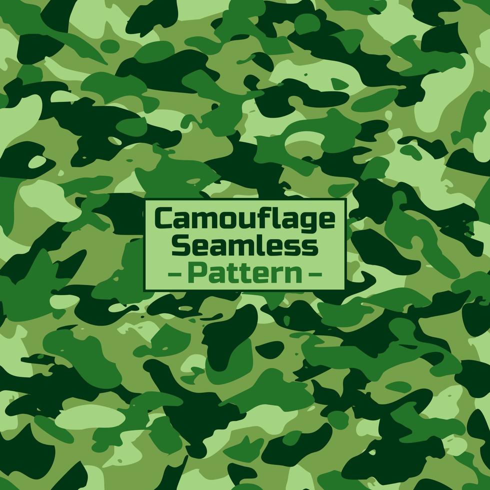 Camouflage Pattern Background Seamless Vecor Illustration. Seamless pattern vector