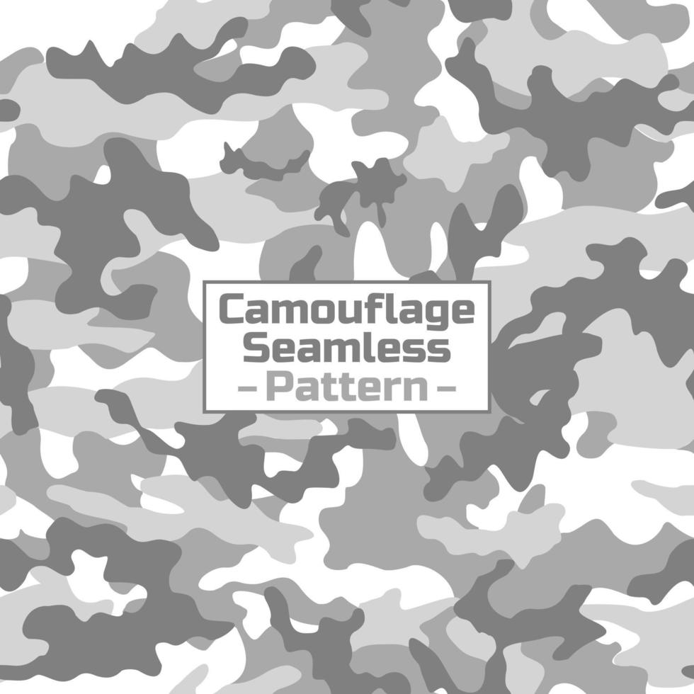 Camouflage seamless pattern. Vector modern abstract military