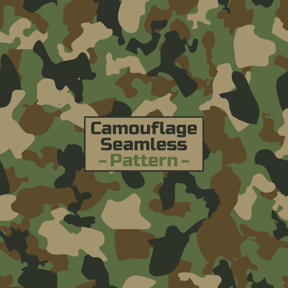 Texture military camouflage seamless pattern. Abstract army and hunting masking ornament. Seamless pattern vector