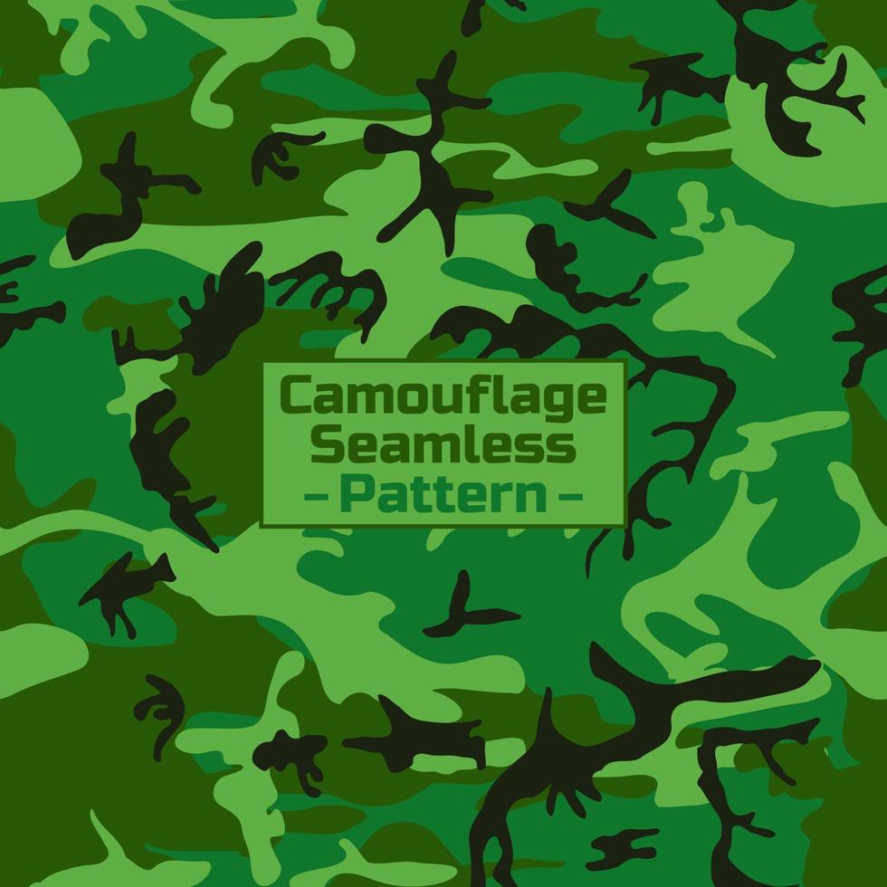 Texture camo background. Modern army camouflage. Military seamless pattern for clothing. Green bright template. Multicolored khaki for fabric. Vector illustration. Seamless pattern