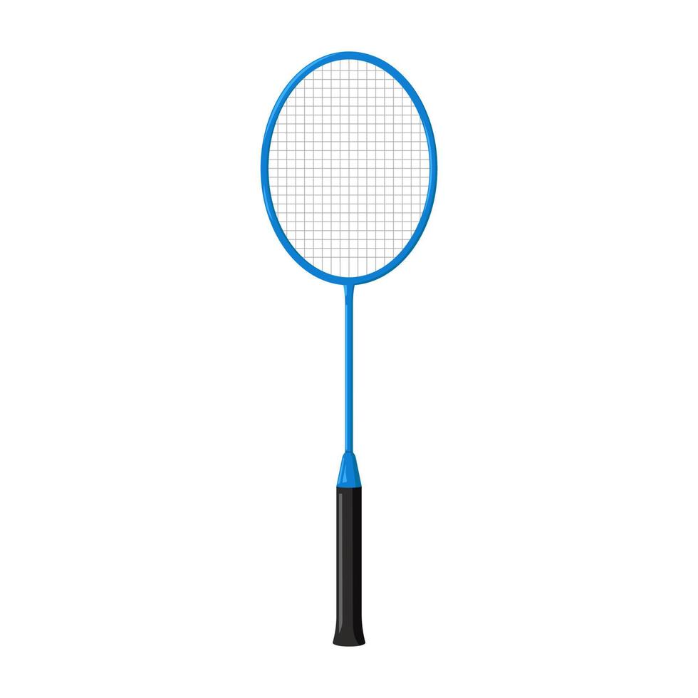 Badminton Racket illustration, isolated on white background, sport vector