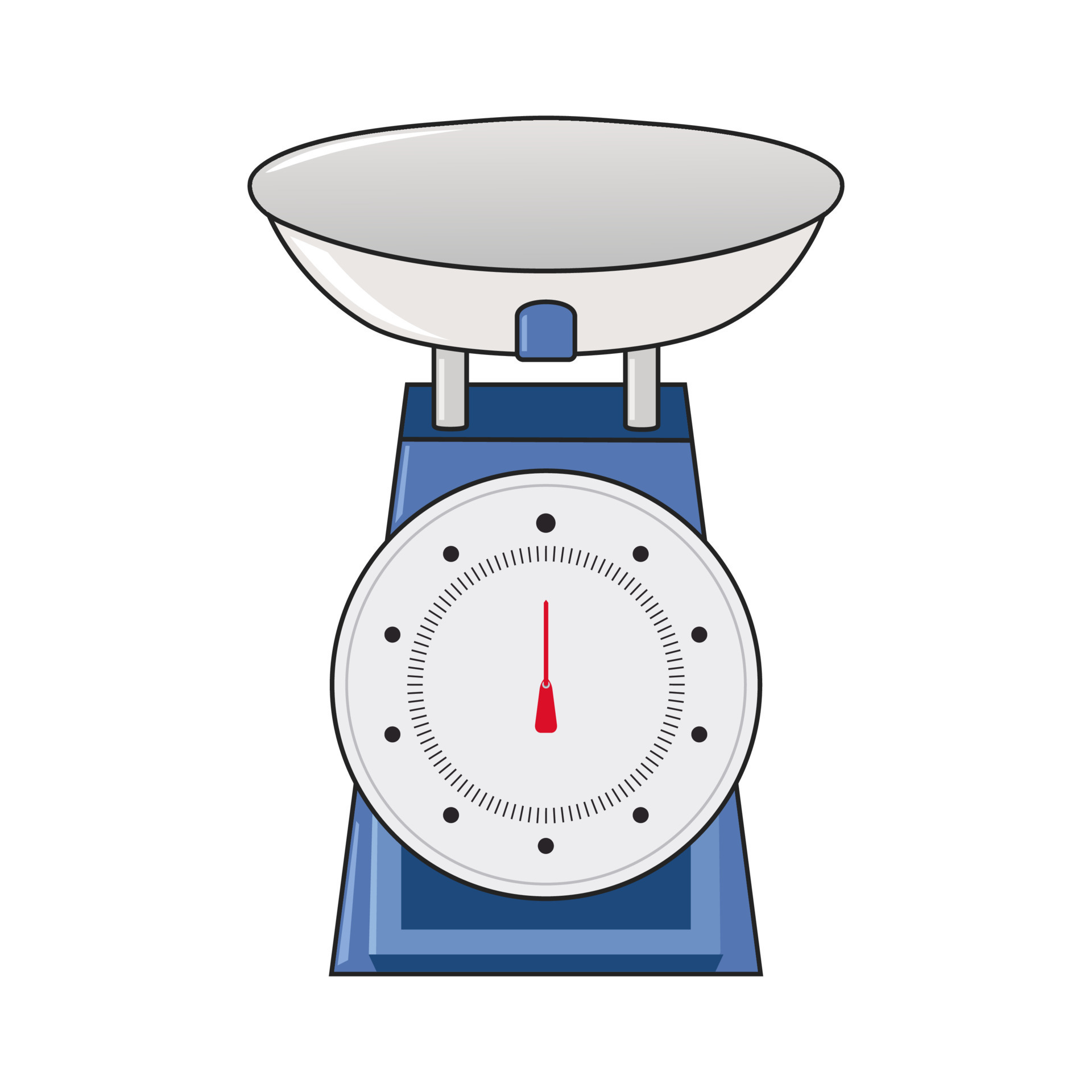 Weighing scale analog in vector illustration 21990220 Vector Art at Vecteezy