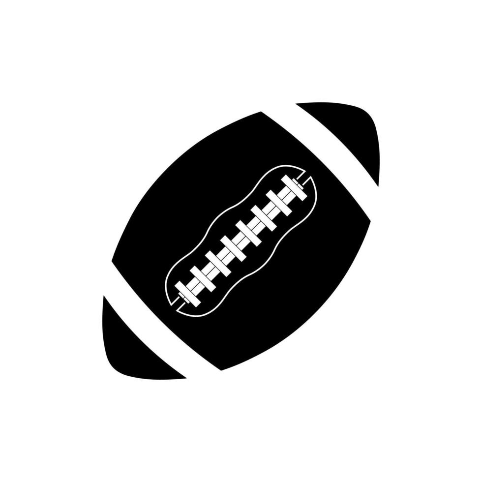 American footbal ball simple illustration, isolated on white background vector