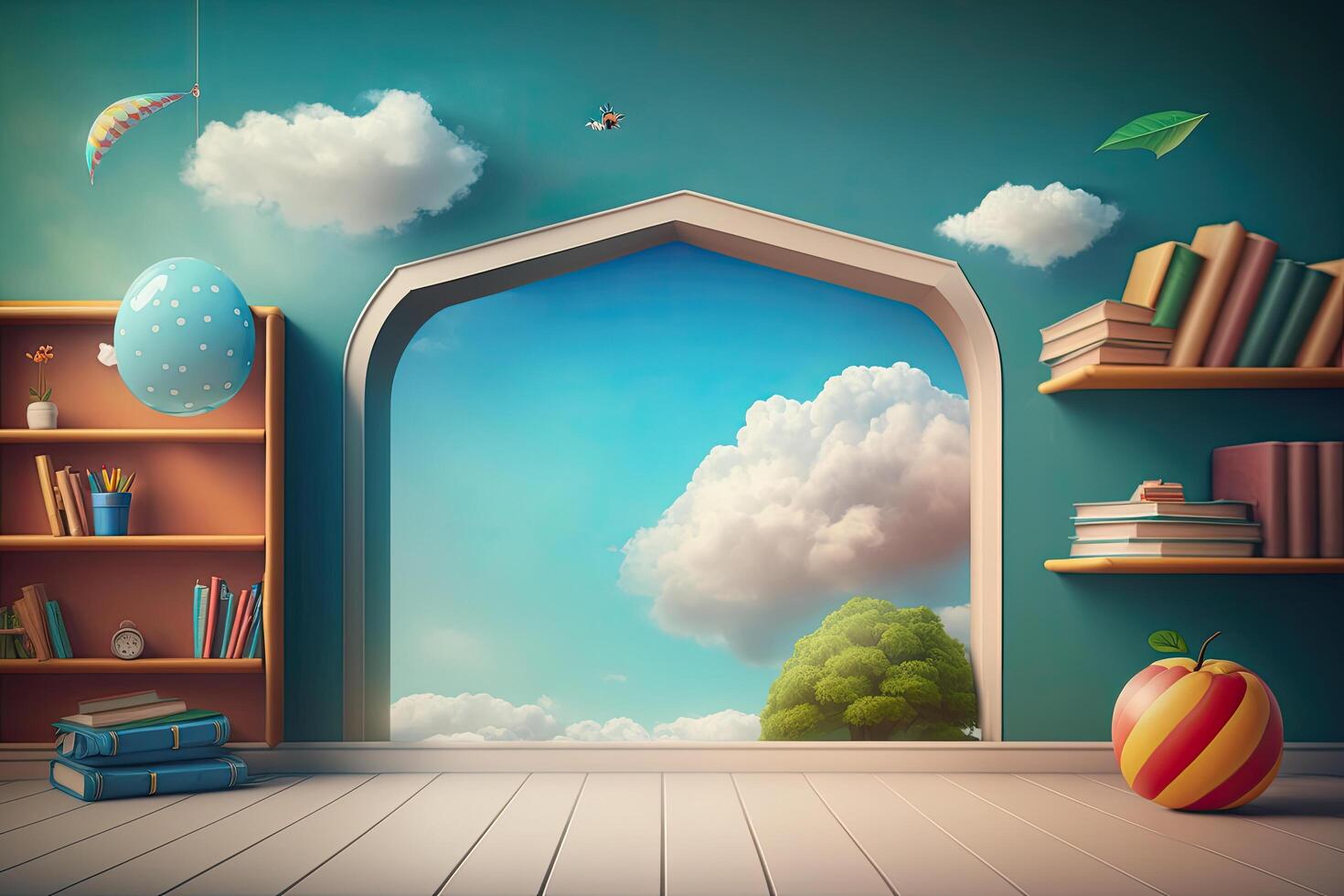 back to school background. Illustration photo