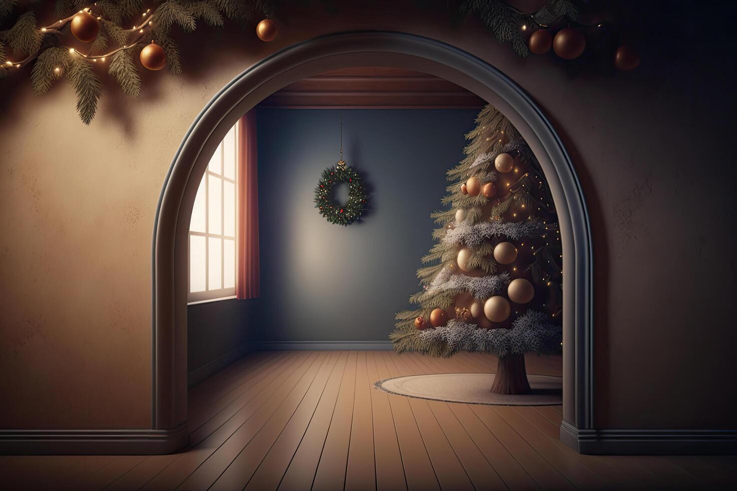 Merry Christmas background. Illustration photo