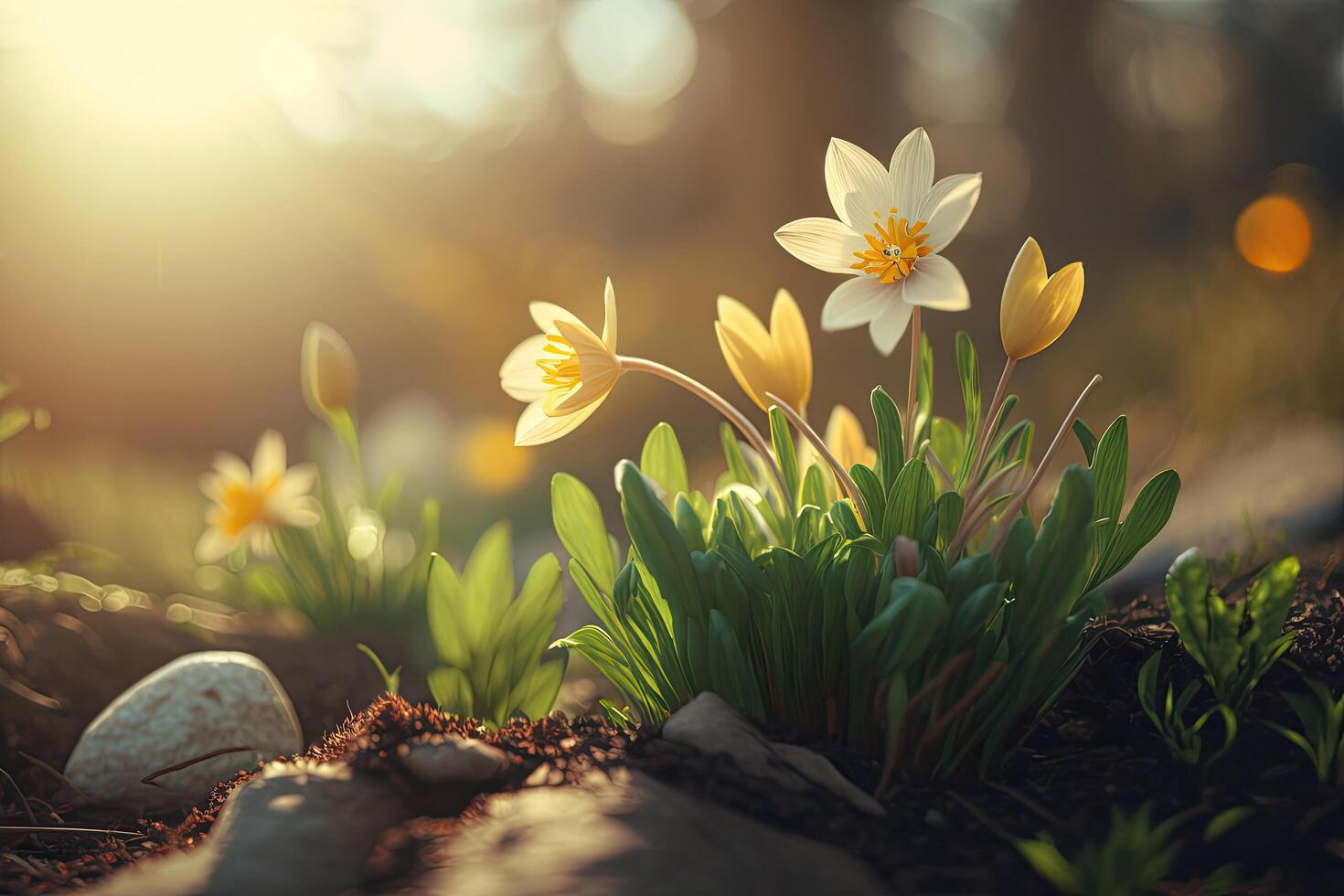 Spring Natural Background. Illustration photo