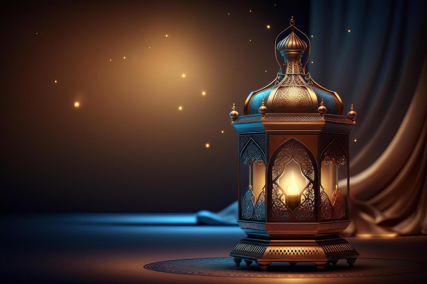 Festive photo ramadan kareem background. Illustration