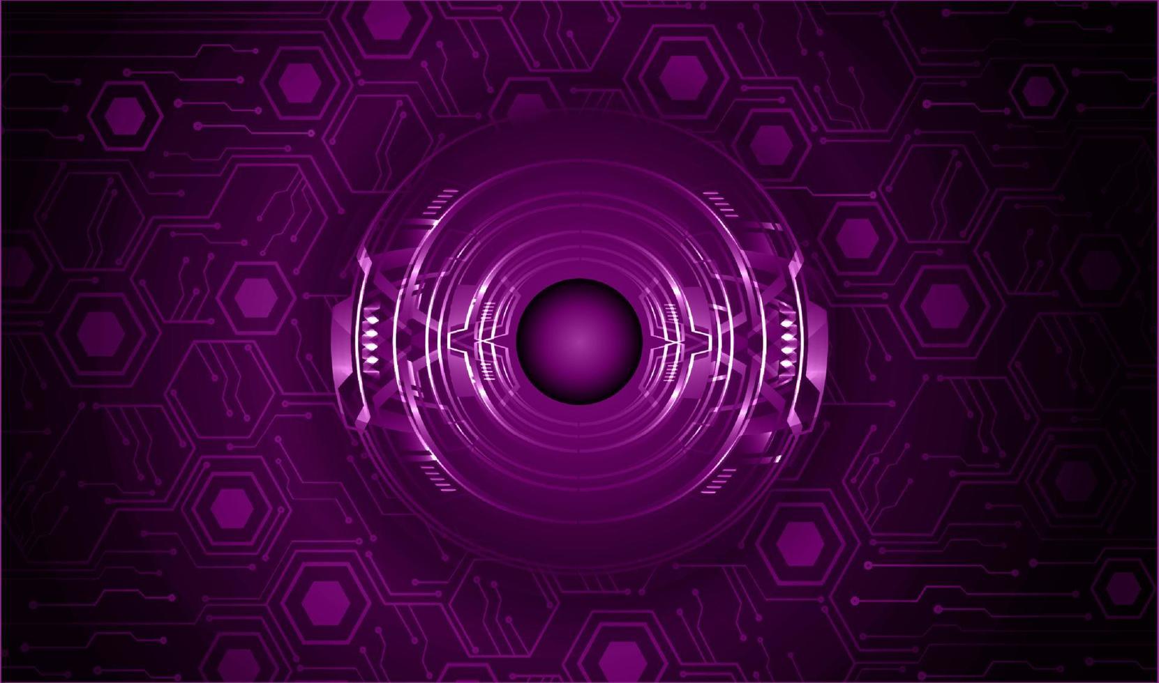 Modern Cybersecurity Eye on Technology Background vector