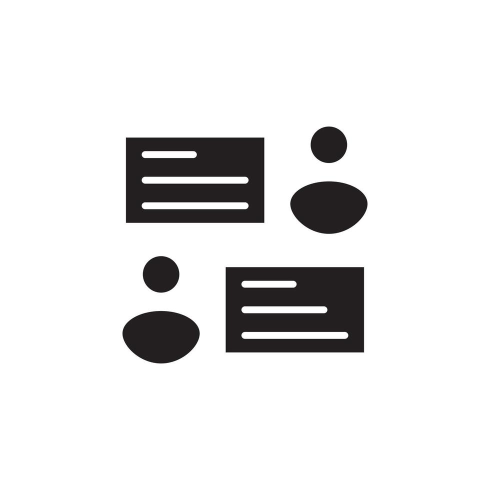 conversation chat bubble vector for Icon Website, UI Essential, Symbol, Presentation