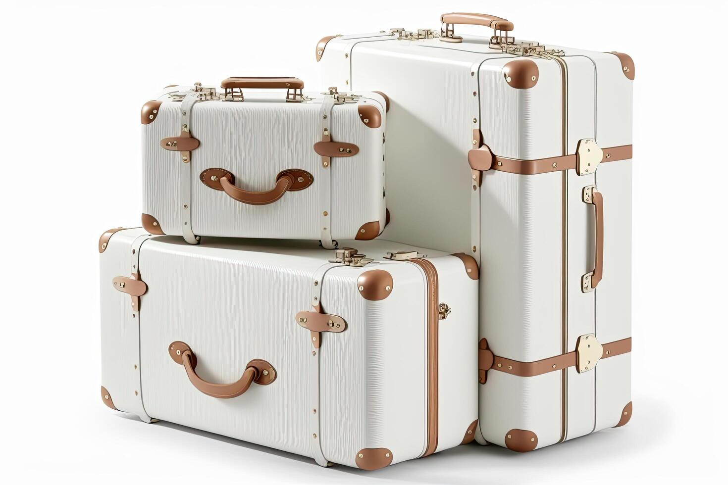 suitcases in airport. Illustration photo