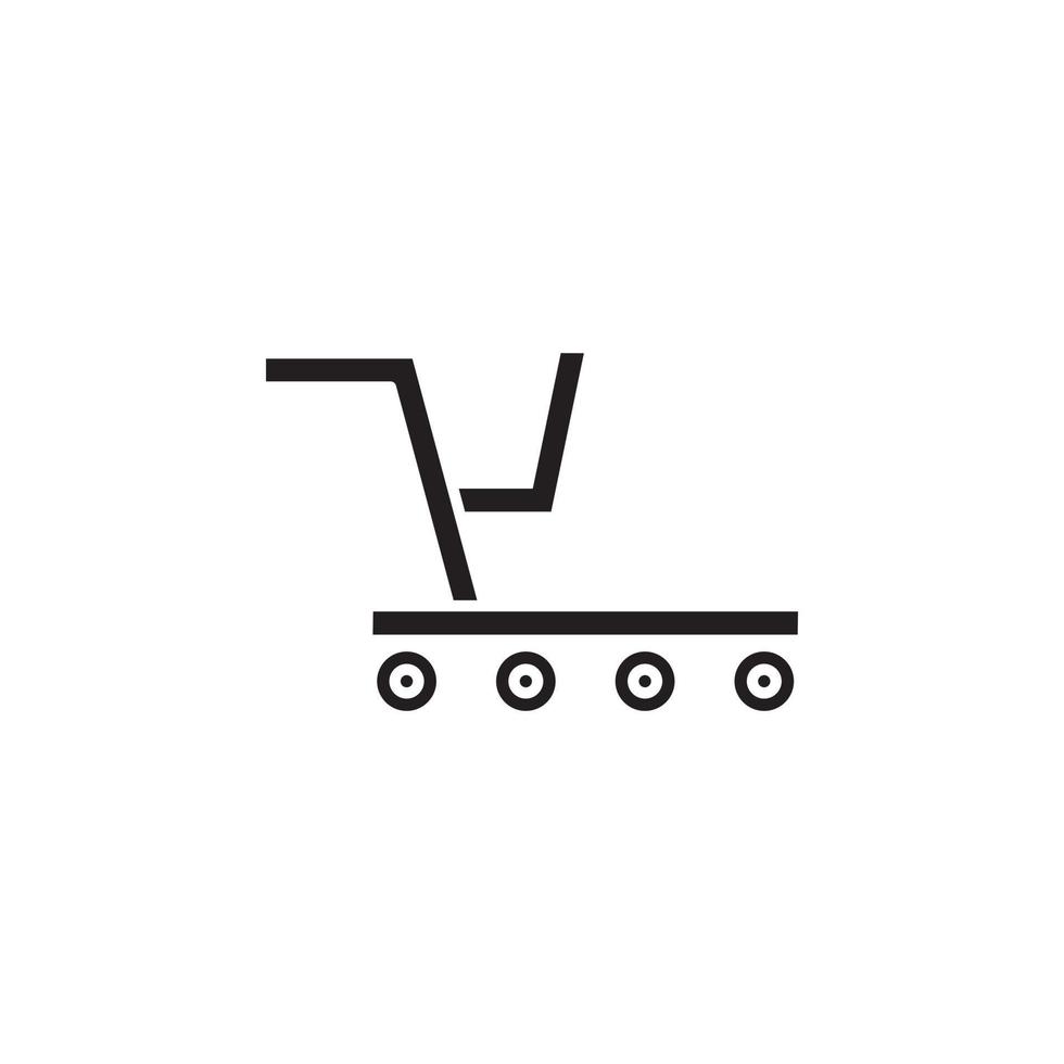 trolly vector for Icon Website, UI Essential, Symbol, Presentation