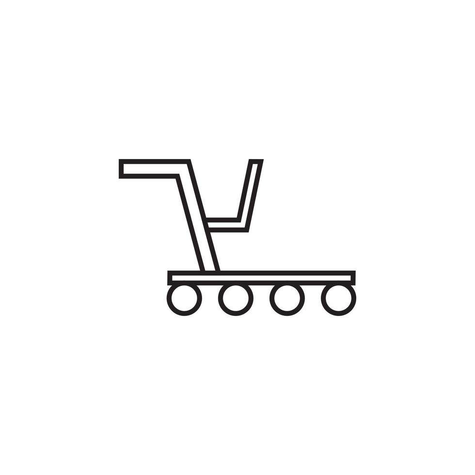 trolly vector for Icon Website, UI Essential, Symbol, Presentation