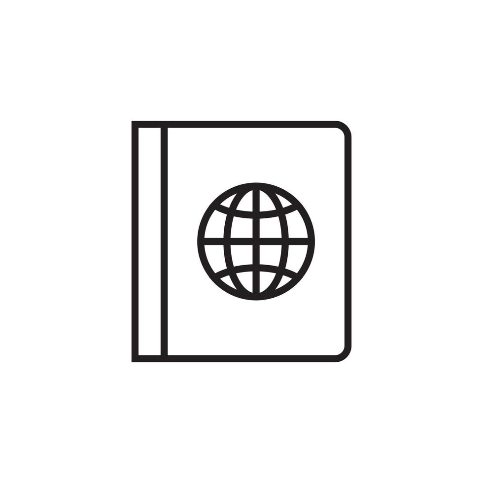 passport vector for Icon Website, UI Essential, Symbol, Presentation