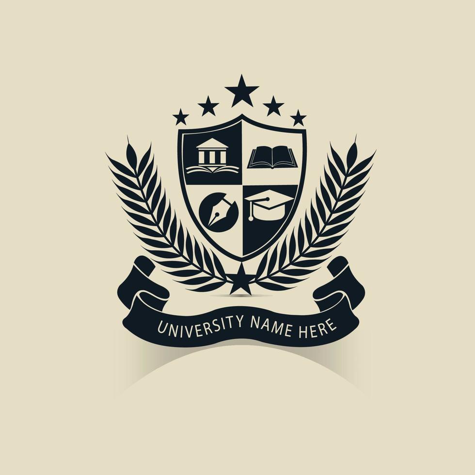 UNIVERSITY LOGO DESIGN vector