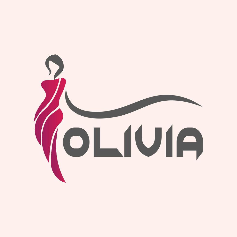 diseño de logotipo de moda vector