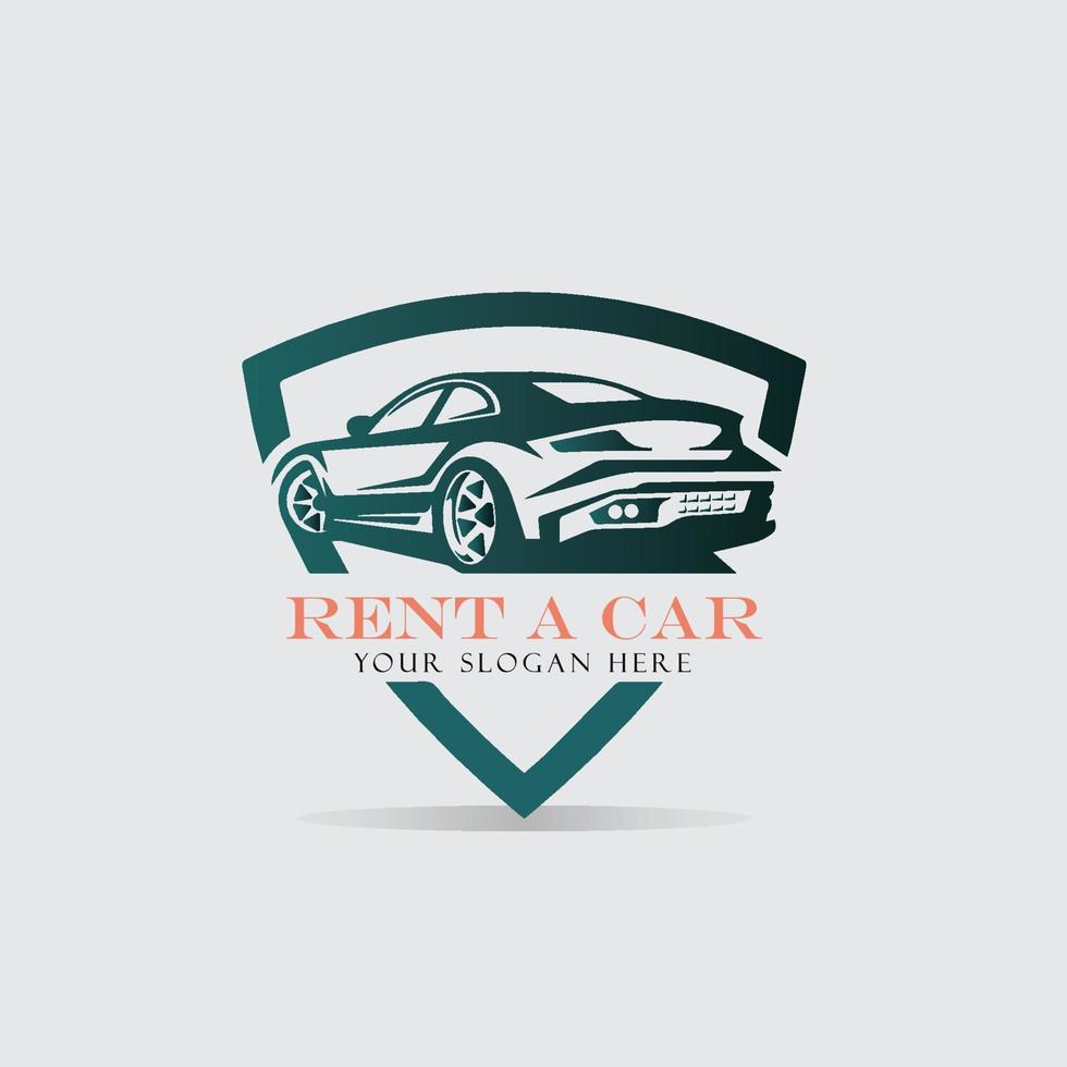 logotipo de la tienda de autos vector