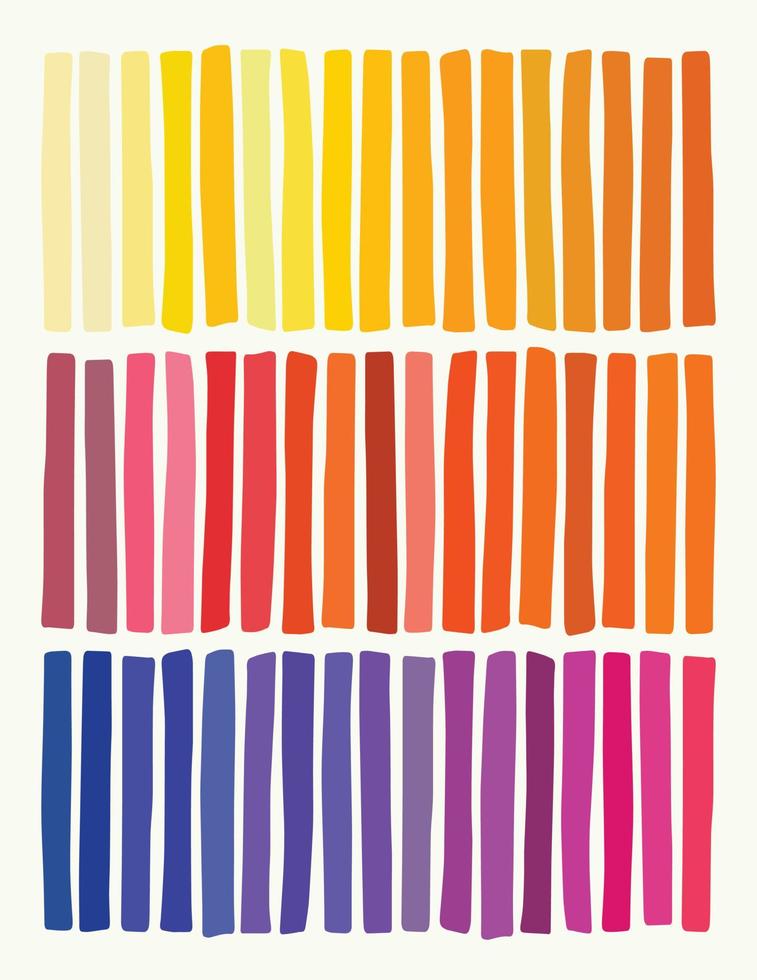 Abstract Gradient Stripe Background Vector Rainbow Pattern