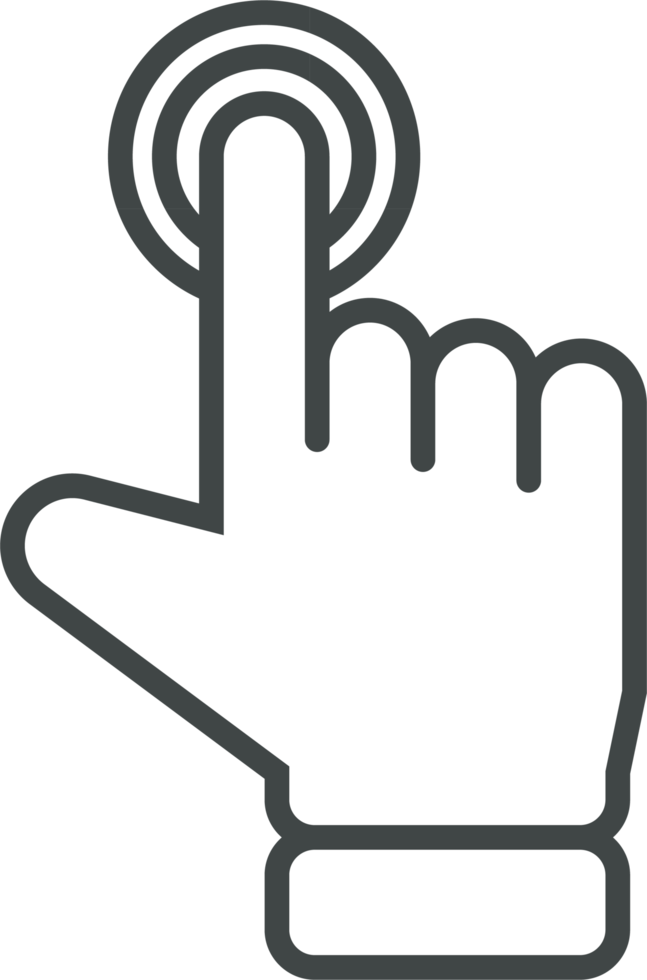 hand- cursor icoon klem kunst png