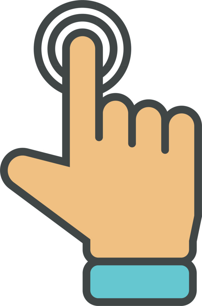 Hand cursor icon clip art png