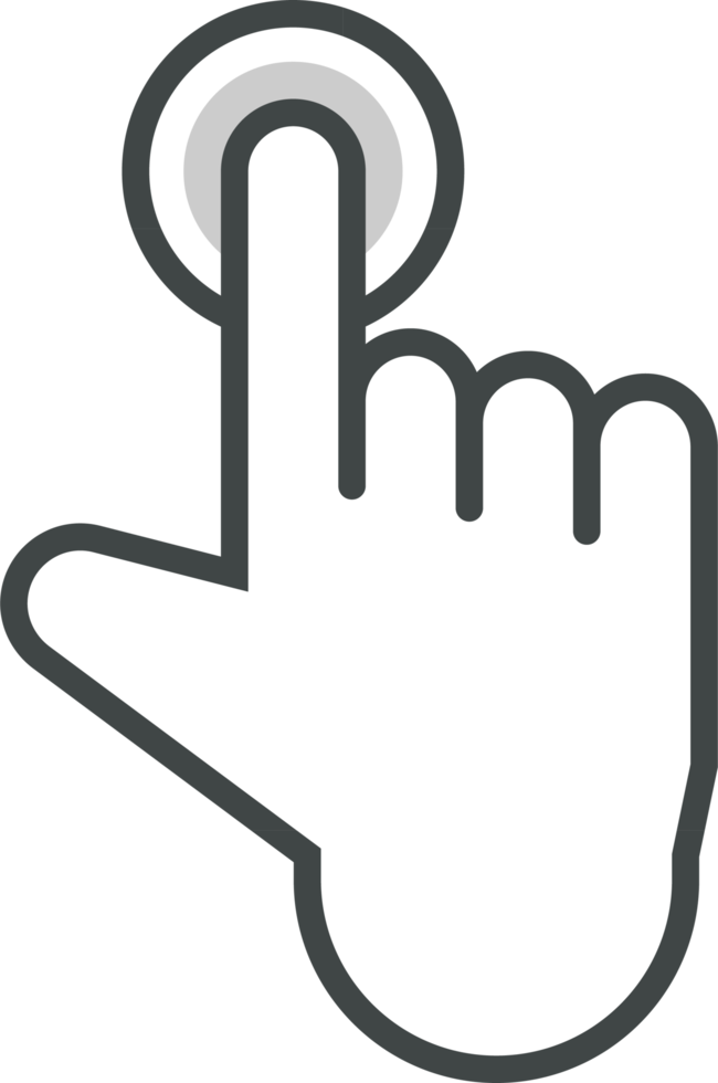 Hand cursor icon clip art png