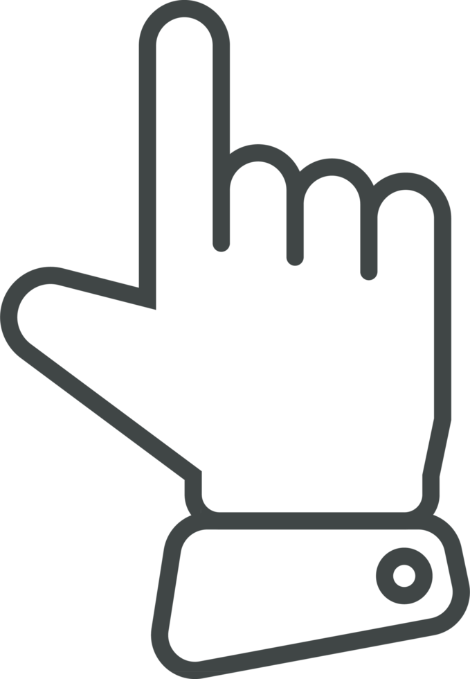 Hand cursor icon clip art png