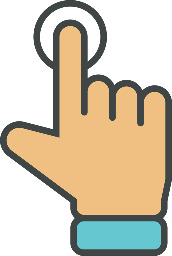 Hand cursor icon clip art png