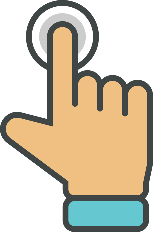 Hand cursor icon clip art png