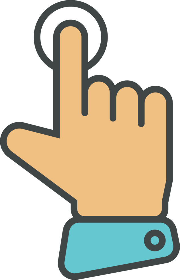 Hand cursor icon clip art png