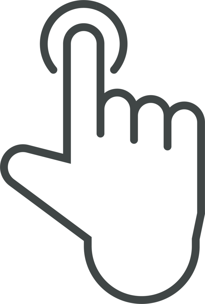 Hand cursor icon clip art png