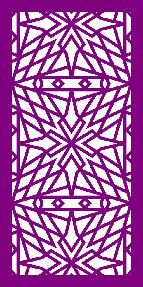 Simple Vector Pattern for Laser Cutting, Decoration, and Ornament