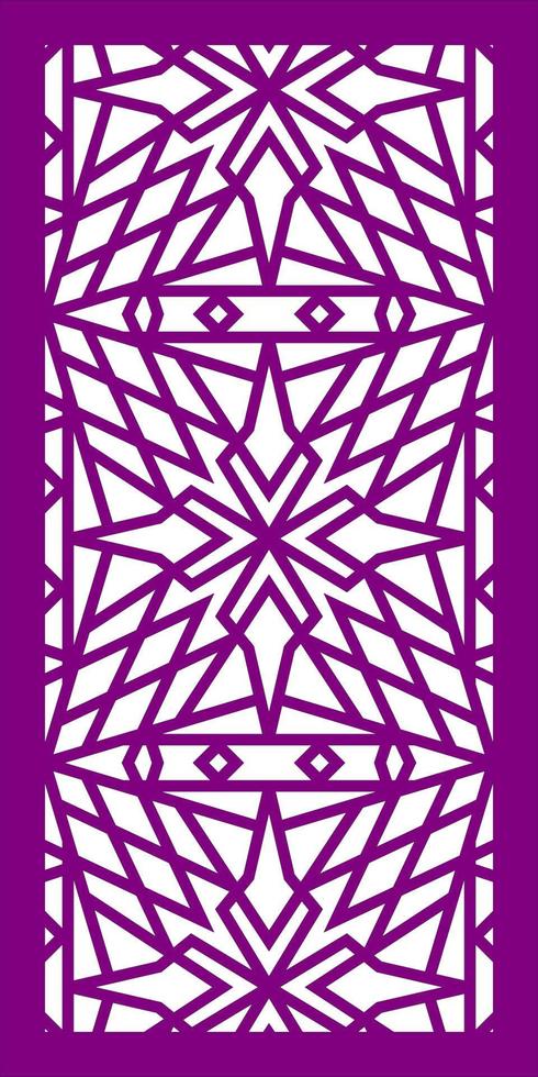 Simple Vector Pattern for Laser Cutting, Decoration, and Ornament