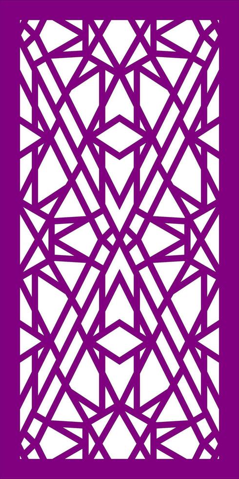 Simple Vector Pattern for Laser Cutting, Decoration, and Ornament