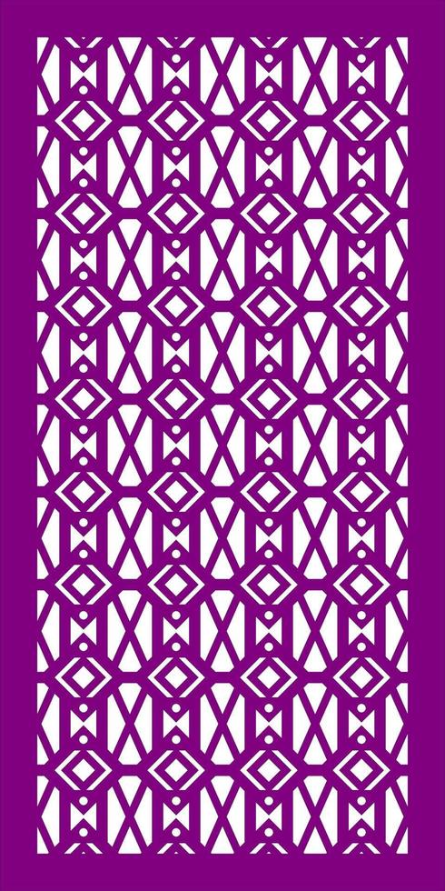 Simple Vector Pattern for Laser Cutting, Decoration, and Ornament
