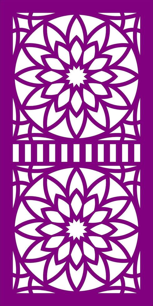 Simple Vector Pattern for Laser Cutting, Decoration, and Ornament