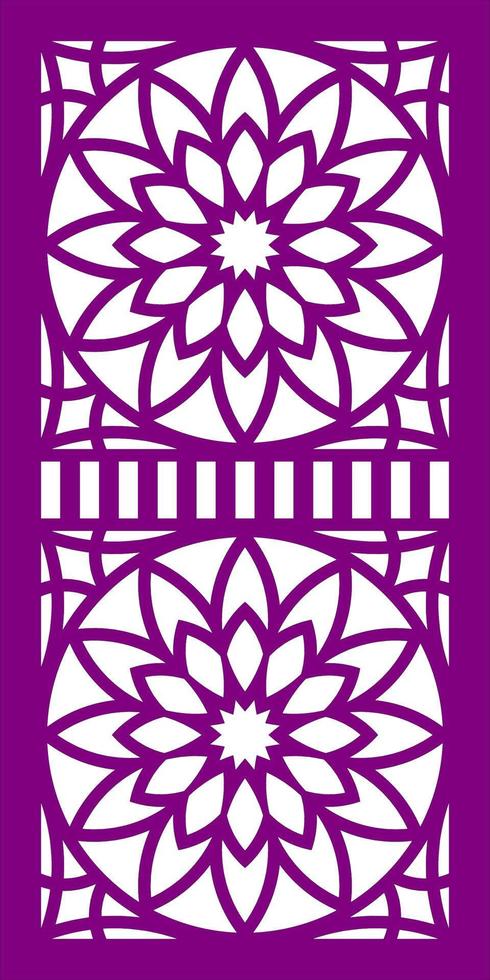 Simple Vector Pattern for Laser Cutting, Decoration, and Ornament